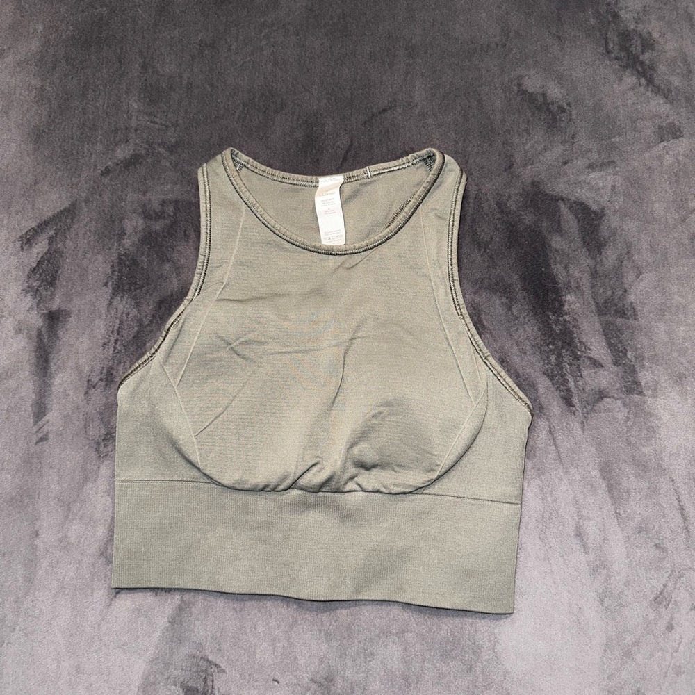 LULULEMON: Energy High-Neck Longline Tough Bra 
Medium Support, B–D Cups